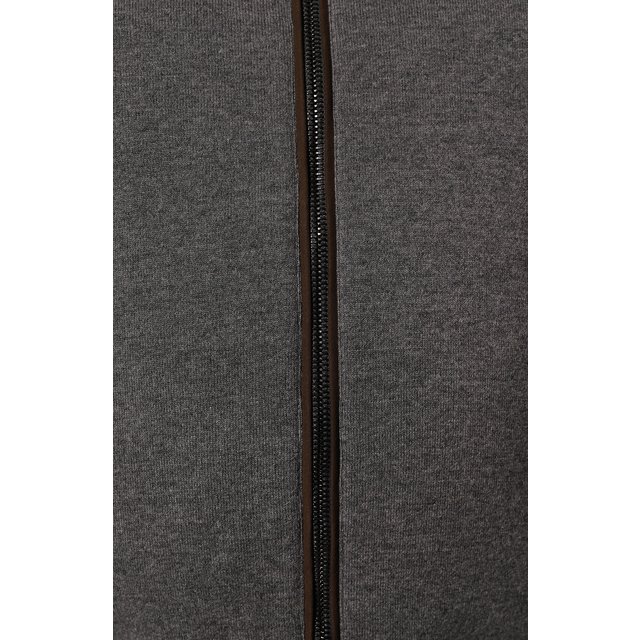 фото Пуховый бомбер с меховой отделкой moorer