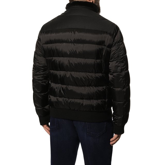 фото Пуховый бомбер с меховой отделкой fantoni-shl moorer