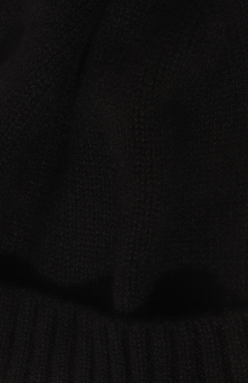Детского кашемировая шапка с мехом GIORGETTI CASHMERE черного цвета, арт. MB1693/TU | Фото 3 (Материал: Текстиль, Кашемир, Шерсть)