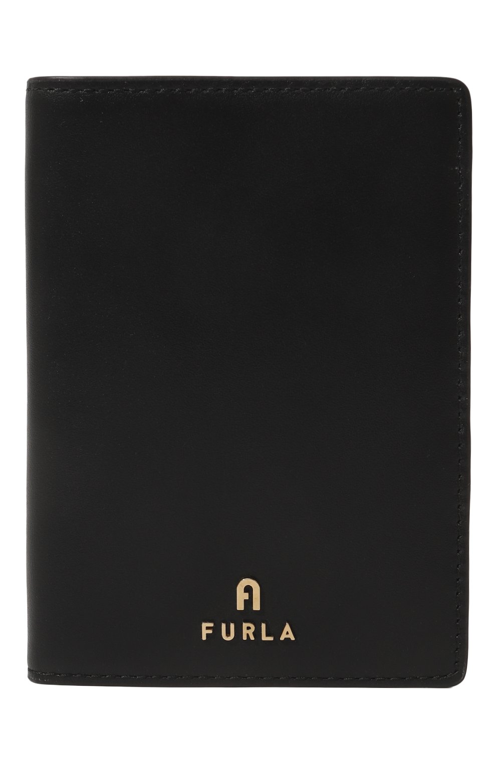 Женские кожаная обложка для паспорта FURLA черного цвета, арт. WP00309/AX0733 | Фото 1 (Материал: Натуральная кожа)