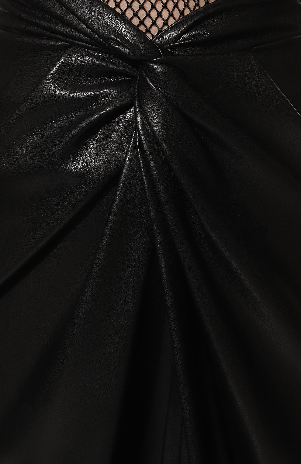 Женская юбка из экокожи MSGM черного цвета, арт. 3441MDD09 237110 | Фото 5 (Материал внешний: Синтетический материал; Стили: Гранж; Женское Кросс-КТ: Юбка-одежда; Длина Ж (юбки, платья, шорты): Миди; Кросс-КТ: экокожа)