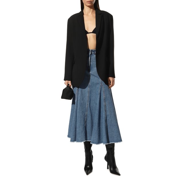 фото Джинсовая юбка msgm
