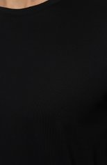 Мужская хлопковый лонгслив HANRO черного цвета, арт. 075431. | Фото 5 (Рукава: Длинные; Кросс-КТ: домашняя одежда; Длина (для топов): Удлиненные; Материал внешний: Хлопок)