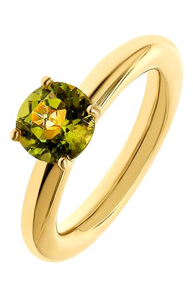Женское кольцо cartoon ring baby с хризолитом MOONKA зеленого цвета, арт. cr-bb-hr | Фото 1
