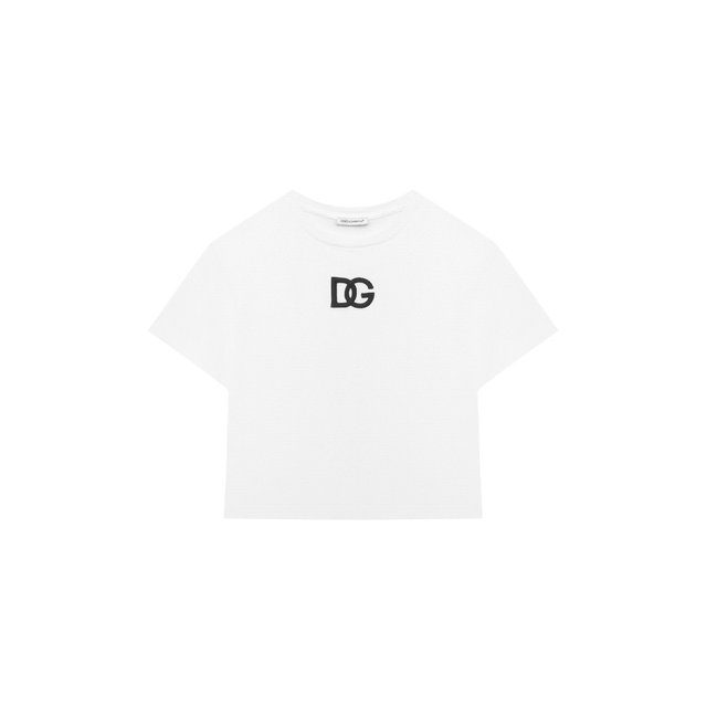 Хлопковая футболка Dolce & Gabbana L5JTIV/G7I0F/2-6