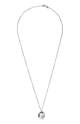 Женская кулон на цепочке MS. MARBLE серебряного цвета, арт. MM-CHTLS | Фото 1 (Материал: Серебро)