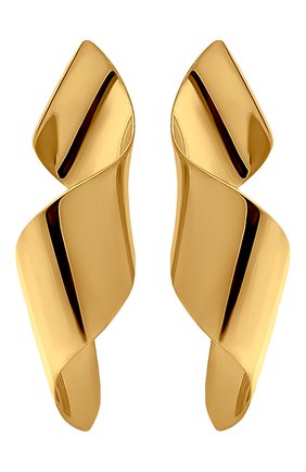 Женские серьги MS. MARBLE золотого цвета, арт. MM-EWLVG | Фото 1 (Материал: Серебро)