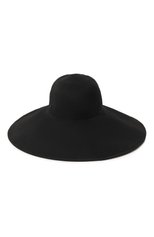 Женская шляпа с широкими полями SHAN черного цвета, арт. 0550-07 | Фото 1 (Материал: Текстиль, Синтетический материал)