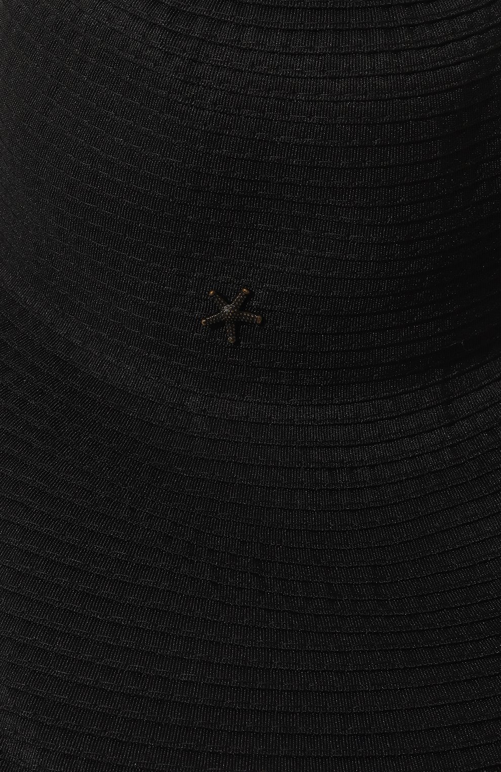 Женская шляпа с широкими полями SHAN черного цвета, арт. 0550-07 | Фото 4 (Материал: Текстиль, Синтетический материал)