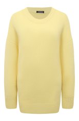 Женский кашемировый пуловер CANESSA желтого цвета, арт. HWKG003 FK0001 | Фото 1 (Материал внешний: Шерсть, Кашемир; Рукава: Длинные; Длина (для топов): Стандартные; Женское Кросс-КТ: Пуловер-одежда; Стили: Кэжуэл)