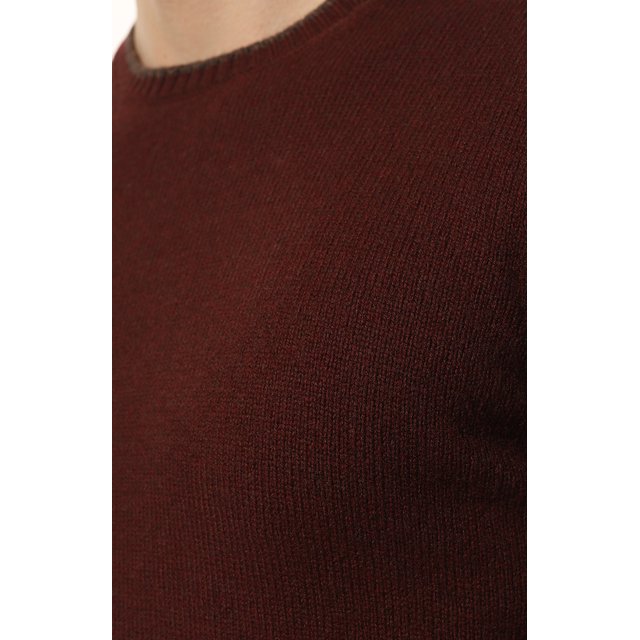 Шерстяной джемпер Gran Sasso 23111/25011, цвет бордовый, размер 54 23111/25011 - фото 5