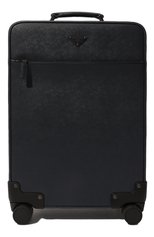 Мужской кожаный дорожный чемодан PRADA темно-синего цвета, арт. 2VQ004-9Z2-F0216-OOK | Фото 1 (Материал: Натуральная кожа; Размер: large)