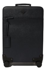 Мужской кожаный дорожный чемодан PRADA темно-синего цвета, арт. 2VQ004-9Z2-F0216-OOK | Фото 7 (Материал: Натуральная кожа; Размер: large)
