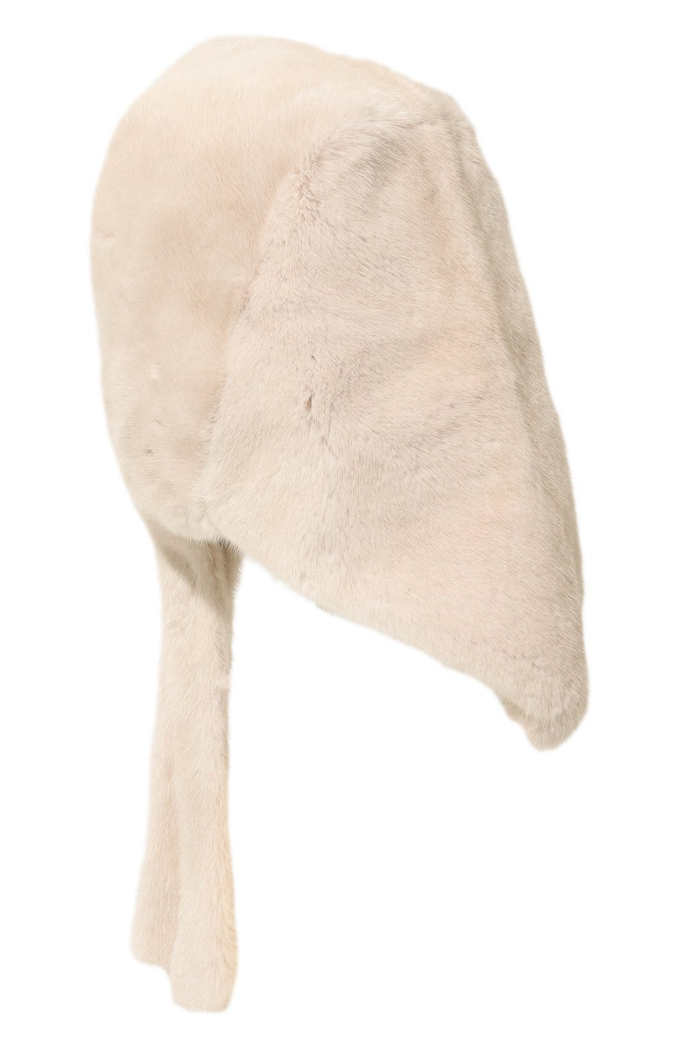 Женский косынка лэни из меха норки FURLAND кремвого цвета, арт. 0160800110113600676 | Фото 3 (Материал: Натуральный мех)