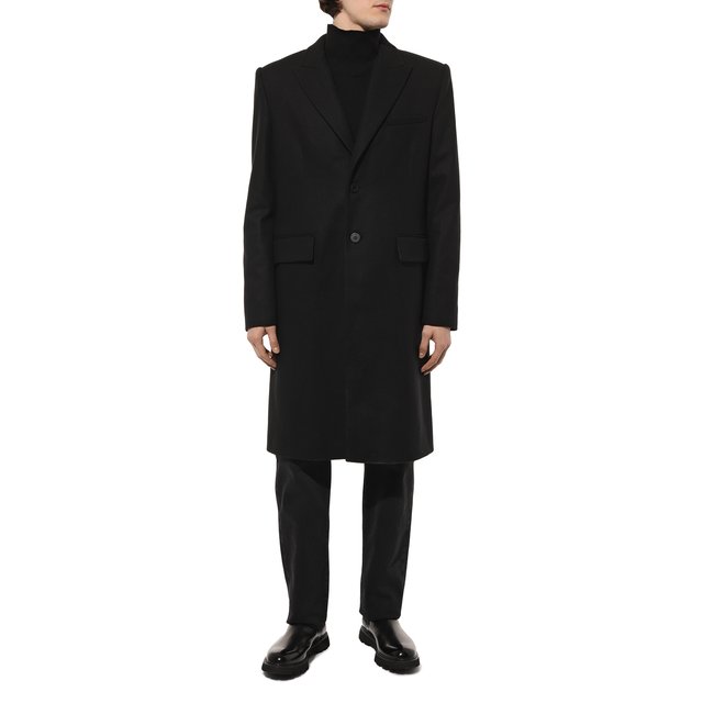 фото Шерстяное пальто trussardi