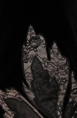 Женское платье YANINA черного цвета, арт. 0-2400 | Фото 5 (Стили: Гламурный; Случай: Вечерний; Женское Кросс-КТ: платье-футляр, Платье-оде жда; Материал внешний: Синтетический материал; Длина Ж (юбки, платья, шорты): Миди; Рукава: С открытыми плечами, Без рукавов)