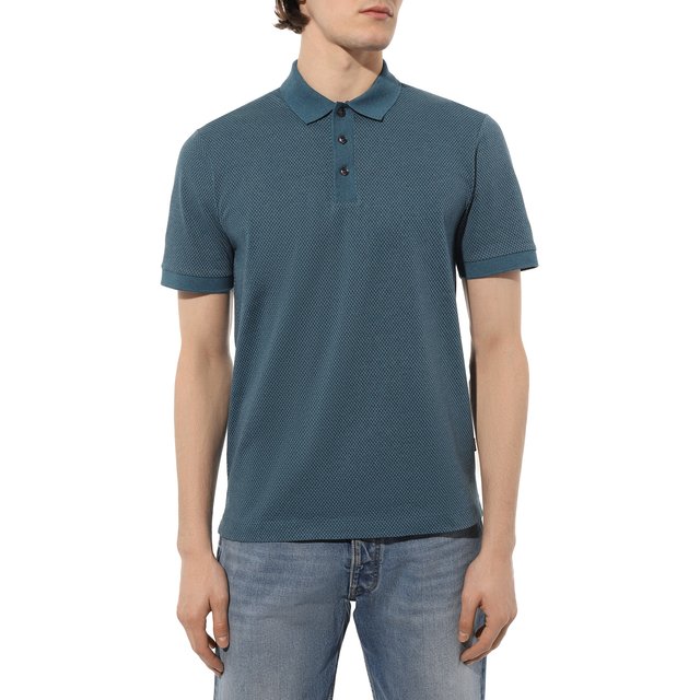 фото Хлопковое поло boss