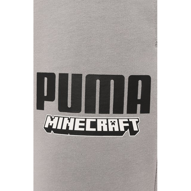Хлопковые джоггеры Puma x Minecraft Puma 53437776 Фото 5
