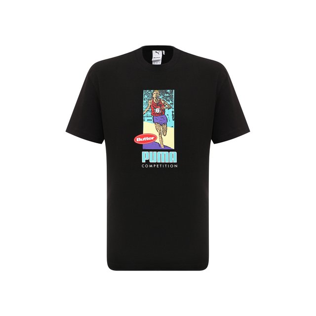 Хлопковая футболка Puma x Butter Goods Puma Чёрный 53405851 