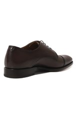 Мужские кожаные дерби W.GIBBS темно-коричневого цвета, арт. 7255032/C0RTINA | Фото 5 (Мужское Кросс-КТ: Броги-обувь; Материал внутренний: Натуральная кожа; Стили: Классический)