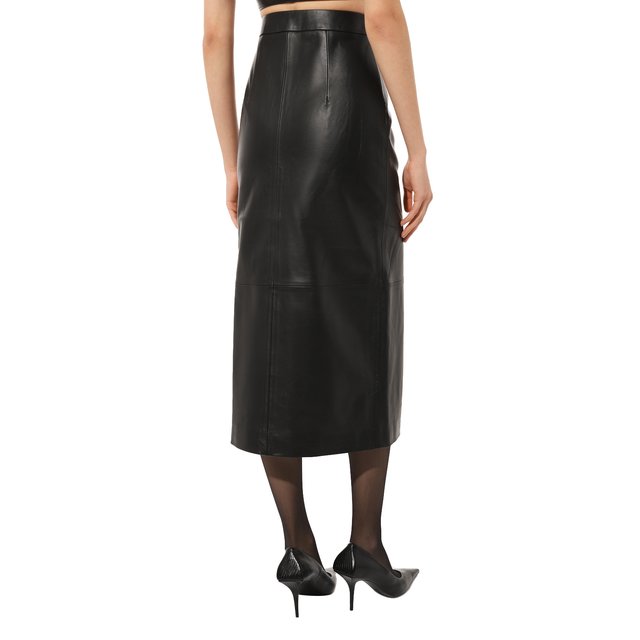 фото Кожаная юбка mainless