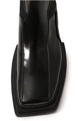 Мужские кожаные сапоги TRUSSARDI темно-серого цвета, арт. 77A00476-9Y099998 | Фото 6 (Материал внутренний: Натуральная кожа; Материал утеплителя: Без утеплителя; Подошва: Плоская; Мужское Кросс-КТ: Сапоги-обувь, Челси-обувь)