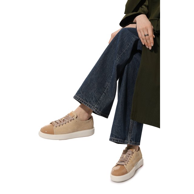 фото Комбинированные кеды santoni