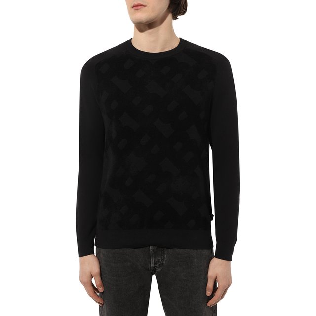 фото Свитер из вискозы и хлопка boss