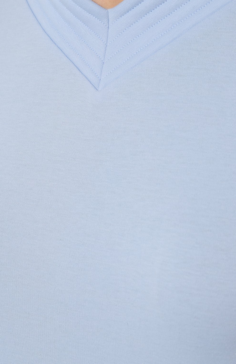 Женская х�лопковая сорочка HANRO синего цвета, арт. 076609 | Фото 5 (Материал внешний: Хлопок)