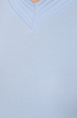 Женская хлопковая сорочка HANRO синего цвета, арт. 076609 | Фото 5 (Материал внешний: Хлопок)