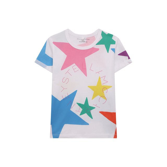 Хлопковая футболка Stella McCartney TS8C41