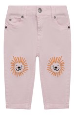 Детские джинсы STELLA MCCARTNEY светло-розового цвета, арт. TS6110 | Фото 1