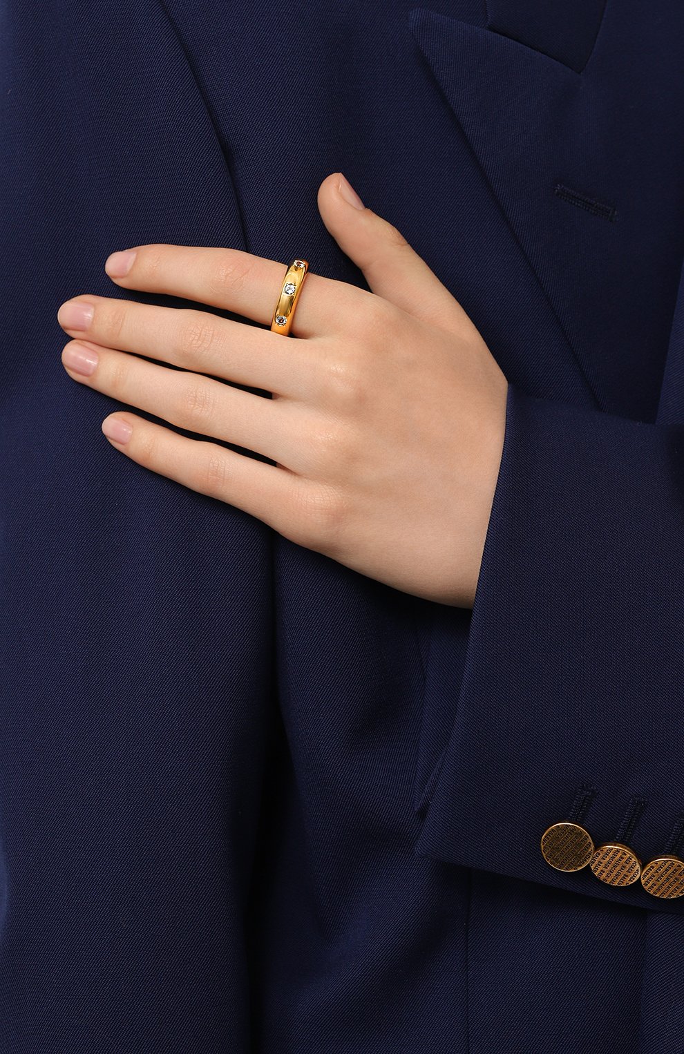 Женское кольцо MIDGARD PARIS золотого цвета, арт. 5714з | Фото 2 (Материал: Металл)