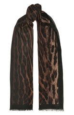 Женский шарф из кашемира и шелка GIVENCHY леопардового цвета, арт. GW7020/SQ066 | Фото 1 (Материал: Текстиль, Кашемир, Шерсть, Шелк)