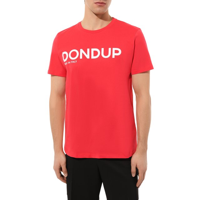 Хлопковая футболка Dondup US198/JF0309U/FV1 Фото 3