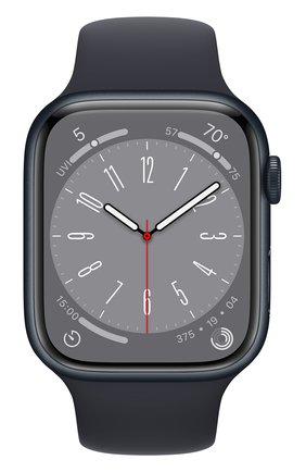Смарт-часы Apple Watch Series 8 GPS 45mm Midnight Aluminum Case with Midnight Sport Band M/L | Фото №2