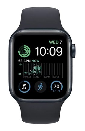 Смарт-часы Apple Watch SE (2022) GPS 40mm Midnight Aluminum Case with Midnight Sport Band S/M | Фото №2