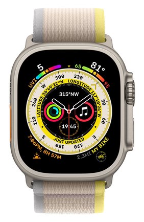 Смарт-часы Apple Watch Ultra GPS + Cellular 49mm Titanium Yellow/Beige Trail Loop M/L | Фото №2