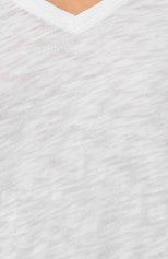 Женская хлопковая футболка ATM ANTHONY THOMAS MELILLO белого цвета, арт. AW1168FK | Фото 5 (Принт: Без принта; Рукава: Короткие; Длина (для топов): Стандартные; Материал внешний: Хлопок; Женское Кросс-КТ: Футболка-одежда; Стили: Минимализм)