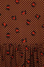 Детское платье из вискозы ULYANA SERGEENKO коричневого цвета, арт. ABM001KD21P (1345б21) | Фото 3 (Рукава: Длинные; Случай: Повседневный; Материал внешний: Вискоза; Девочки Кросс-КТ: Платье-одежда)
