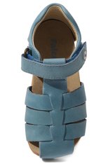 Детские кожаные сандалии FALCOTTO голубого цвета, арт. 1500736/01/23 | Фото 4 (Материал внутренний: Натуральная кожа)