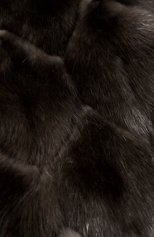 Женский двусторонний шарф из меха соболя BLACK SABLE серого цвета, арт. BS-004SL | Фото 5 (Материал: Текстиль, Кашемир, Шерсть, Синтетический материал, Натуральный мех)