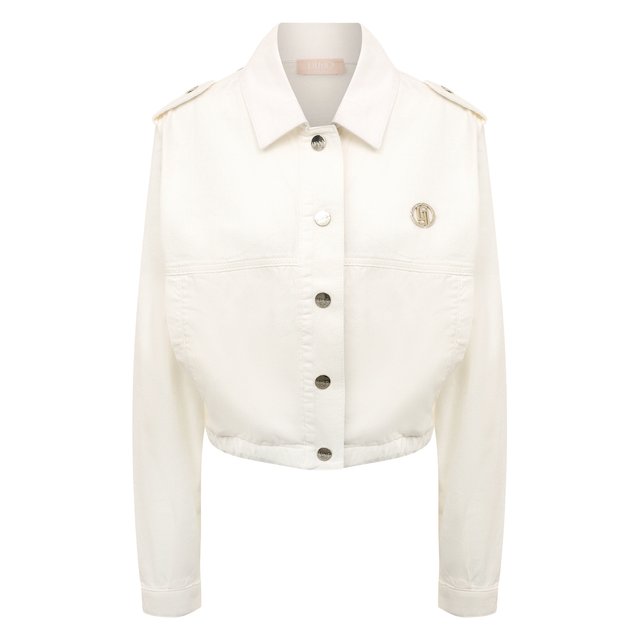 Джинсовая куртка Liu Jo белого цвета