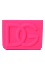 Женский футляр для кредитных карт DOLCE & GABBANA розового цвета, арт. BI3230/AG816 | Фото 1 (Материал: Пластик)