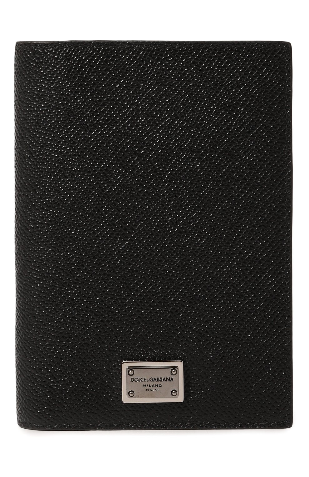 Мужской кожаная обложка для паспорта DOLCE & GABBANA черного цвета, арт. BP2215/AG219 | Фото 1 (Материал: Натуральная кожа; Кросс-КТ: обложки и футляры)