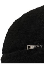 Детского шапка со съ�емными ушками YVES SALOMON ENFANT черного цвета, арт. 23WEA602XXMECL | Фото 5