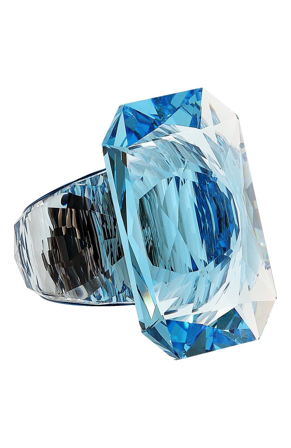 Женское кольцо lucent SWAROVSKI голубого цвета, арт. 5600223 | Фото 1 (Материал: М еталл)