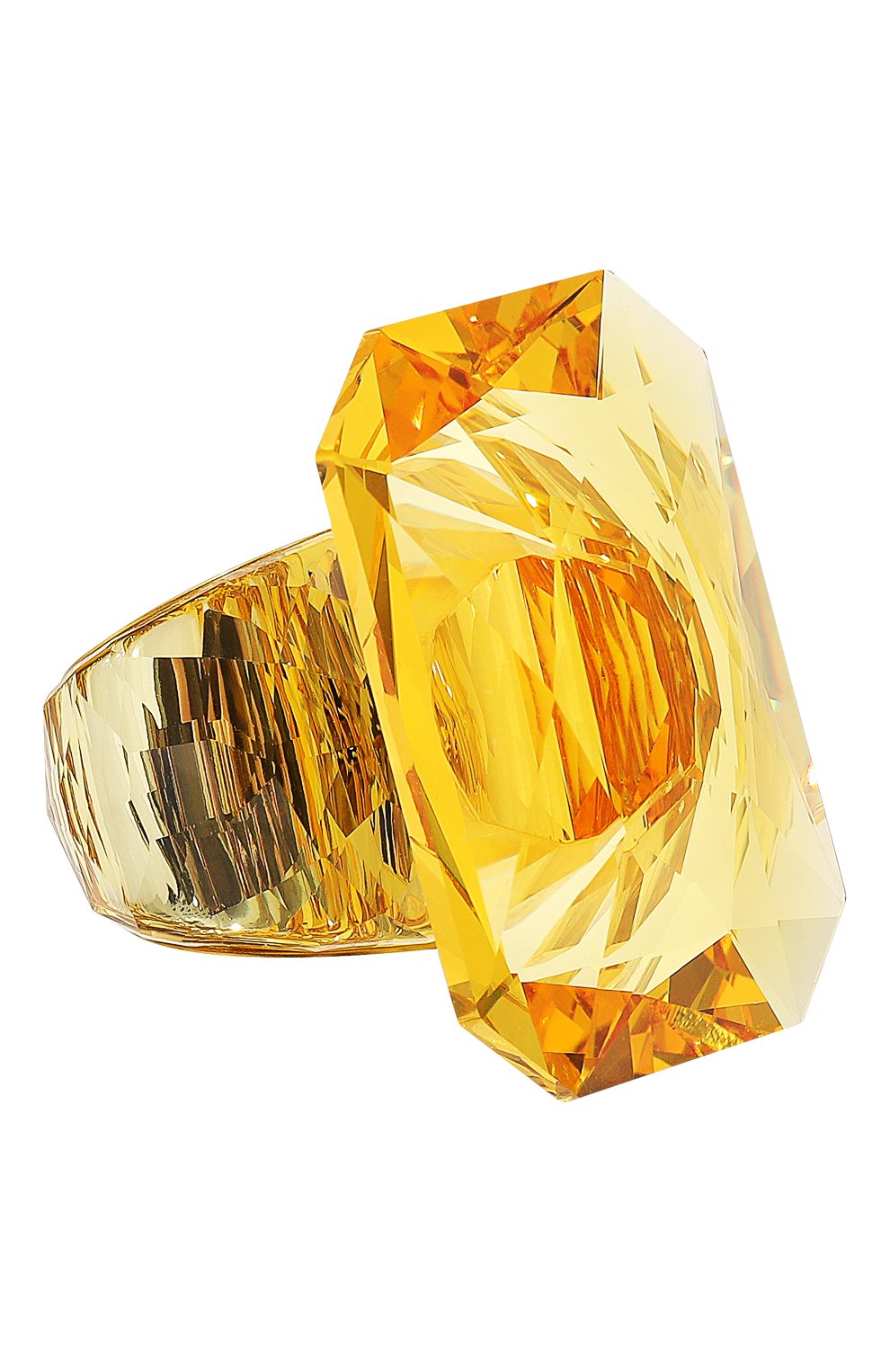 Женское кольцо lucent SWAROVSKI желтого цвета, арт. 5600224 | Фото 1 (Материал: Металл)