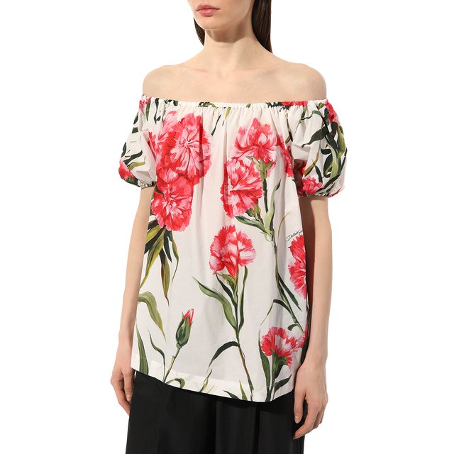 фото Хлопковый топ dolce & gabbana