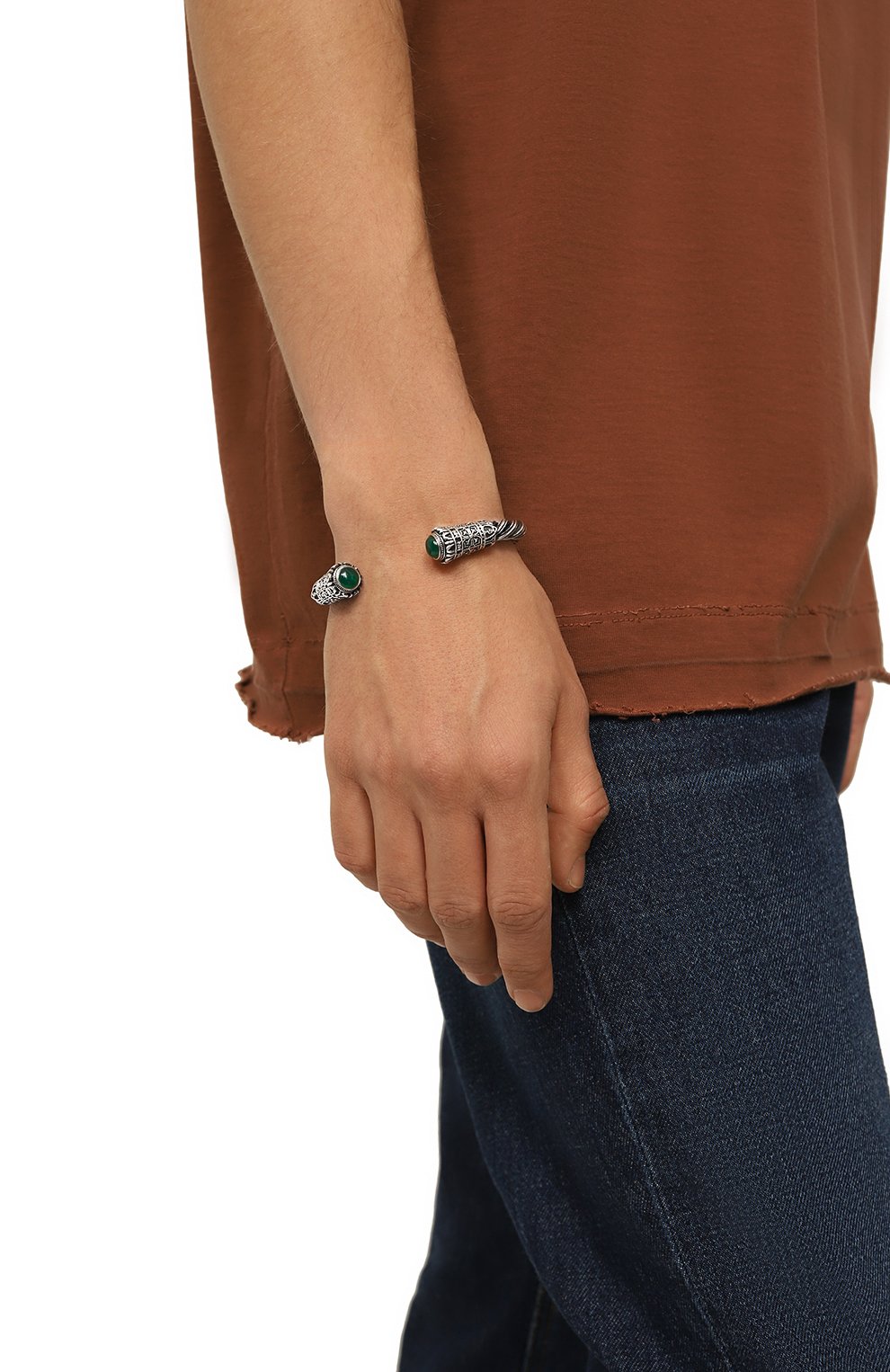 Мужской серебряный браслет викинг GL JEWELRY серебряного цвета, арт. M430003-S97-434 | Фото 2 (Материал: Серебро)